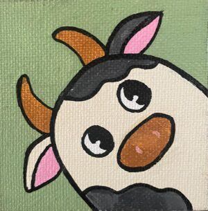 "Moo-dy" Millie the Cow